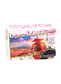 Пазл фигурный деревянный Travel collection. Фудзияма, Япония 129 элементов