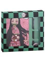 Набор подарочный "Demon Slayer 9": скетчбук + ручка + значок