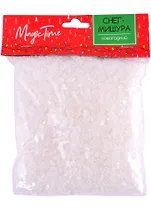 Искусственный снег в пакете (белый) (полипропилен) (80 г)