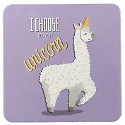 Подставка под чашку Лама-единорог (ПЧ2018-09)
