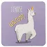 Подставка под чашку Лама-единорог (ПЧ2018-09) - 0