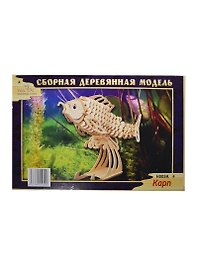 Конструктор, "Карп", 23х18,5, дерево
