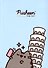 Книга для записей А5 128л кл. "Pusheen" 7БЦ, софт-тач ламинация - 0