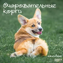 Очаровательные корги. Календарь настенный на 2027 год (300х300 мм)
