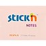 Блок для записей Stick`n Neon notes, розовый, 10.3 х 7.6 см - 1