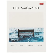 Обложка для тетради со сменным блоком «The magazine», 4 кольца, А5