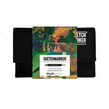 Маркеры 24цв Sketchmarker&Pushkinskiy Brush "Гоген", Sketchmarker