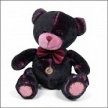 Мягкая игрушка Медведь Берни цветной малый (звук) (LA 8533C) (18см)