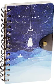 Записная книжка «The day of the bear» А6+, 96 листов, нелинованная, спираль, Asac