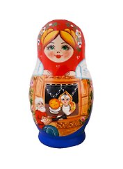 Матрешка 7 предм. "Узор", арт. С-8 (734)