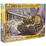 Сборная модель ЗВЕЗДА, Советский истребитель танков ИСУ-122 (1:35) 3534