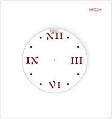 Трафарет пластиковый многоразовый Циферблат римский (13см) (Ц-01/13)