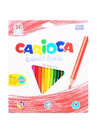 Карандаши цветные, Carioca, 24 цвета
