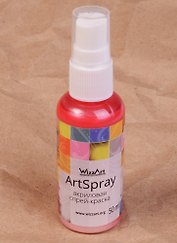 Спрей-краска акриловая ArtSpray Гранатовый Иней перламутровый (50 мл) (SR4.50)