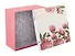 Коробка подарочная "Пионы" 18*18*7.5, картон - 1