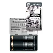 Карандаш чернографитный LYRA REMBRANDT ART DESIGN, 12 штук, в металлической коробке