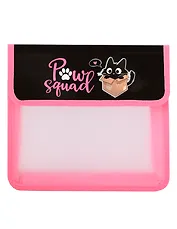 Папка для тетрадей А5 "Box cat" 2отд., пластик, липучка.