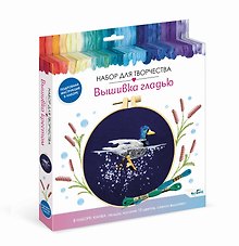 Набор для творчества. Вышивка гладью "Селезень"