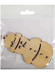 Подвеска на елку Снеговичок (54х100х3) (162864) (Полноцвет)