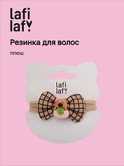 Резиночка-бантик «Капибара с персиком», плюш