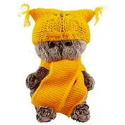 Игрушка мягкая Budi Basa, Басик Бэби в шапке-сова и шарфе BB-030