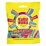 Мармелад жевательный KUKU RUKU ФРУКТОВЫЙ МИКС кислый (ремешки), 150г