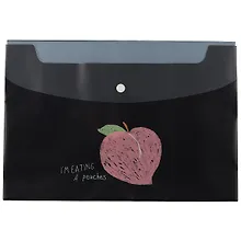 Папка -конверт «Fresh fruits» А4 на кнопке, в ассортименте