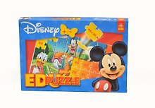 Игра-паззл, Trefl, Микки-Маус, Сложение-вычитание, обучающая (Disney/Дисней)