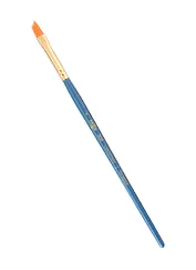 Кисть художественная №6 "Галерея", синтетика, плоская скошенная, короткая ручка, Гамма