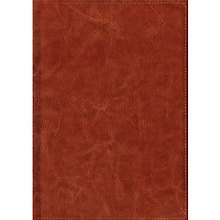 Записная книжка А6 96л кл. "Classic" темно-коричневая, иск.кожа, поролон, тонир.бумага, ляссе, Listoff