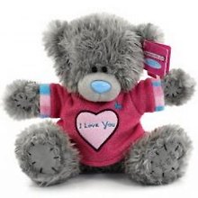 Мишка MTY 20 см в футболке I love you (G01W3045)