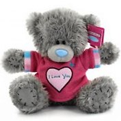 Мишка MTY 20 см в футболке I love you (G01W3045)