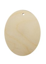 Заготовка Бирка овальная (h10 см) (HY110016) (упаковка)