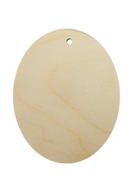 Заготовка Бирка овальная (h10 см) (HY110016) (упаковка)