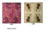 Наб. салф. для декупажа Музыка (НСД2001) (2шт) (упаковка)