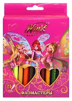 Фломастеры 24цв к/у, подвес, WINX