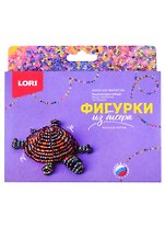 Набор для творчества ТМ Lori Фигурки из бисера Красноухая черепаха (Бис-094)