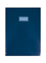 Книга для записей А4 100л кл. "Синяя классика" 7БЦ, глянц.ламинация