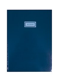 Книга для записей А4 100л кл. "Синяя классика" 7БЦ, глянц.ламинация