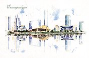 Открытка "Екатеринбург. Екатеринбург-Сити"