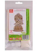 Деревянный конструктор Маленькая принцесса (СК-5) (7 дет.) (Сказка) (ПЭТ пакет с еврослотом) (5+) (Lemmo)