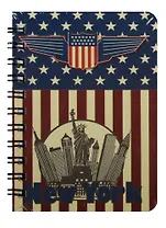 Записная книжка А6 80л кл. "Guide to New York" спираль, Kairui