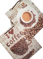 Пакет подарочный бумажный А4 26*32*12,5 "Кофе", нейтр., мат. ламинат, Kairui