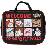 Папка для тетрадей А4 "Гравити Фолз" текстиль, ручки, индив.уп. 