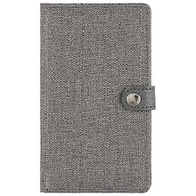 Алфавитная книга на кнопке Lezar А6+, 60 листов, графит