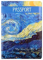 Обложка для паспорта Винсент Ван Гог Звездная ночь (ПВХ бокс) (12-999-27-549)