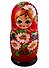 Матрешка 5 в 1 большая (Цветы, Эскиз 05, Ромашки) (М05160305 ) - 0
