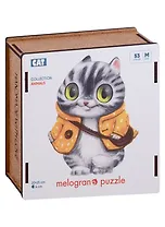 Пазл Collection ANIMALS "Кот в курточке", 53 детали
