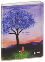 Записная книжка А6 80 листов клетка "Lonely fox"