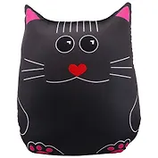 Игрушка-антистресс Котик черный (38х30) (АН2017-3)